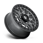 Fuel UTV D919 Tech 15x7 Matte Gunmetal Black Beadlock Wheel with 4x156 Bolt Pattern and +38 Offset