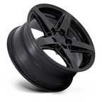 Niche 1PC M269 Teramo 18x8 Matte Black Wheel with 5x112 Bolt Pattern and +42 Offset