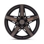 Niche 1PC M271 Teramo 18x8 Matte Black with Double Dark Tint Face Wheel with 5x114.3 Bolt Pattern and +40 Offset