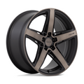 Niche 1PC M271 Teramo 20x9 Matte Black with Double Dark Tint Face Wheel - 5x120 Bolt Pattern +38 Offset