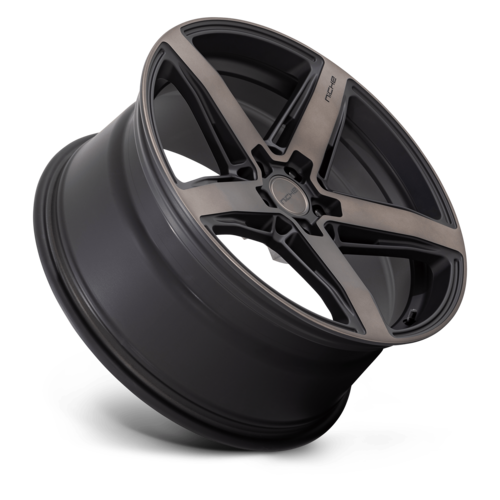 Niche 1PC M271 Teramo 20x9.5 Matte Black Wheel with Double Dark Tint Face and 5x114.3 Bolt Pattern