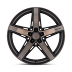 Niche 1PC M271 Teramo 20x9 Matte Black with Double Dark Tint Face Wheel - 5x120 Bolt Pattern +38 Offset