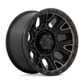 Fuel 1PC D824 Traction 20x10 Matte Black with Double Dark Tint Wheel with 8x180 Bolt Pattern and -18 Offset