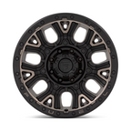 Fuel 1PC D824 Traction 20x9 Matte Black Wheel with Double Dark Tint and 8x170 Bolt Pattern