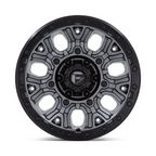 Fuel 1PC D825 Traction 17x9 Matte Gunmetal Wheel with Black Ring and 6x139.7 Bolt Pattern