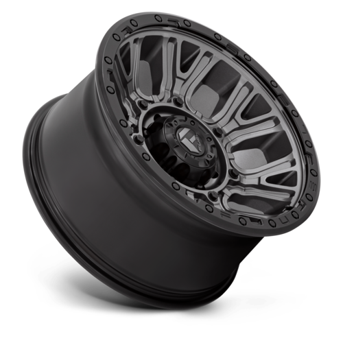 Fuel 1PC D825 Traction 20x10 Matte Gunmetal Wheel with Black Ring, 8x180 Bolt Pattern, -18 Offset
