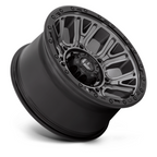 Fuel 1PC D825 Traction 20x10 Matte Gunmetal Wheel with Black Ring and -18 Offset