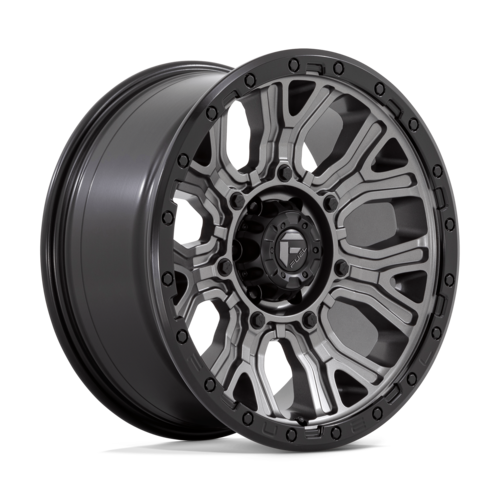 Fuel 1PC D825 Traction 20x9 Matte Gunmetal Wheel with Black Ring and 6x139.7 Bolt Pattern