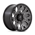 Fuel 1PC D825 Traction 20x9 Matte Gunmetal Wheel with Black Ring and 6x139.7 Bolt Pattern