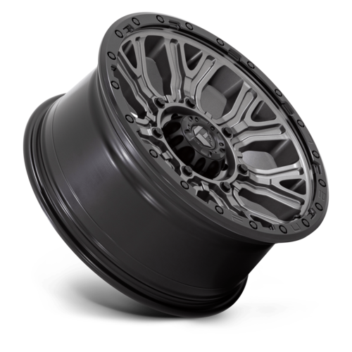 Fuel 1PC D825 Traction 20x9 Matte Gunmetal Wheel with Black Ring and 6x139.7 Bolt Pattern