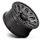 Fuel 1PC D825 Traction 20x9 Matte Gunmetal Wheel with Black Ring and 6x139.7 Bolt Pattern