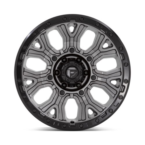Fuel 1PC D825 Traction 20x9 Matte Gunmetal Wheel with Black Ring and 6x139.7 Bolt Pattern