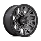 Fuel 1PC D825 Traction 20x9 Matte Gunmetal Wheel with Black Ring, 8x170 Bolt Pattern, +1 Offset