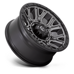 Fuel 1PC D825 Traction 20x9 Matte Gunmetal Wheel with Black Ring, 8x170 Bolt Pattern, +1 Offset