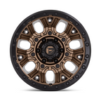 Fuel 1PC D826 Traction 17x9 Matte Bronze with Black Ring Wheel with -12 Offset and 6x139.7 Bolt Pattern