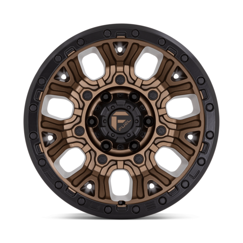 Fuel 1PC D826 Traction 17x9 Matte Bronze Wheel with Black Ring and -12 Offset