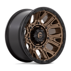 Fuel 1PC D826 TRACTION 20x10 Matte Bronze with Black Ring Wheel - 8x180 Bolt Pattern, -18 Offset