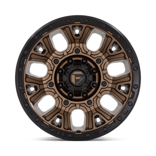 Fuel 1PC D826 Traction 20x10 Matte Bronze with Black Ring - 8x170 Bolt Pattern, -18 Offset