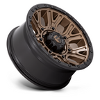 Fuel 1PC D826 Traction 20x9 Matte Bronze with Black Ring Wheel
