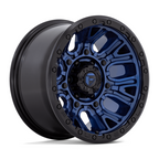 Fuel 1PC D827 Traction 17x9 Dark Blue with Black Ring Off-Road Wheel
