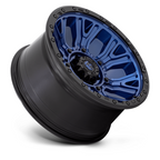 Fuel 1PC D827 Traction 20x10 Inch Dark Blue with Black Ring Off-Road Wheel