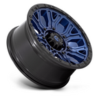 Fuel 1PC D827 Traction 20x9 Dark Blue with Black Ring Wheel for 6x135 Bolt Pattern