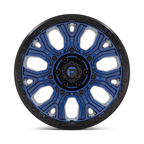 Fuel 1PC D827 Traction 20x9 Dark Blue with Black Ring Wheel for 6x135 Bolt Pattern