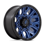 Fuel 1PC D827 Traction 20x9 Dark Blue with Black Ring Wheel - 8x180 Bolt Pattern, +1 Offset