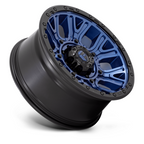 Fuel 1PC D827 Traction 20x9 Dark Blue with Black Ring Wheel - 8x180 Bolt Pattern, +1 Offset