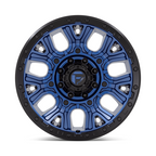 Fuel 1PC D827 Traction 20x9 Dark Blue with Black Ring Wheel - 8x180 Bolt Pattern, +1 Offset