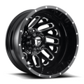 Fuel 1PC Triton D581 Wheel - 20x8.25 Inch, Gloss Black Milled Finish, 8x200 Bolt Pattern, -201 Offset, Center Bore 142mm
