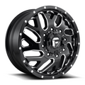 Fuel 1PC Triton D581 TRITON 20x8.25 Inch Gloss Black Milled Wheel with 8x165.1 Bolt Pattern and +105 Offset