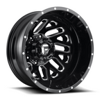 Fuel 1PC Triton D581 TRITON 22x8.25 Inch Gloss Black Milled Wheel with 8x210 Bolt Pattern