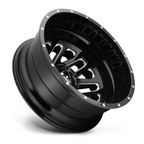 Fuel 1PC Triton D581 TRITON 22x8.25 Inch Gloss Black Milled Wheel with 8x210 Bolt Pattern