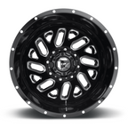 Fuel 1PC Triton D581 TRITON 22x8.25 Inch Gloss Black Milled Wheel with 8x210 Bolt Pattern