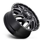 Fuel 1PC Triton D581TRITON 22x8.25 Gloss Black Milled Wheel with 8x165.1 Bolt Pattern and +105 Offset