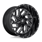 Fuel 1PC Triton 18x9 Black Gloss Milled Wheel - Offset -12