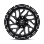 Fuel 1PC Triton 22x12 Black Gloss Milled Wheel with -43 Offset and 8x180 Bolt Pattern