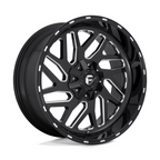 Fuel 1PC Triton 22x10 Inch Gloss Black Milled Off-Road Wheel with -19 Offset and 6x135/139.7 Bolt Pattern