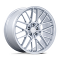 TSW Daytona 20x10.5 Inch Gloss Silver Wheel with 5x112 Bolt Pattern and +30 Offset