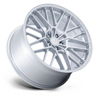 TSW Daytona 20x9 Inch Gloss Silver Alloy Wheel with 5x120 Bolt Pattern and +27 Offset
