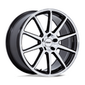 TSW TW004 CANARD 20x10.5 Inch Gloss Black Machined Wheel with 5x112 Bolt Pattern and +30 Offset
