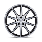 TSW TW004 Canard 19x10.5 Inch Gloss Black Machined Face Wheel with 5x114.3 Bolt Pattern and +43 Offset