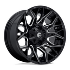 Fuel 1PC D769 TWITCH 20x10 Glossy Black Milled Wheels with 6x135/6x139.7 Bolt Pattern and -18mm Offset
