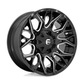 Fuel 1PC D769 Twitch 20x10 Glossy Black Milled Wheel with -18mm Offset for 5x114.3/5x127 Bolt Pattern