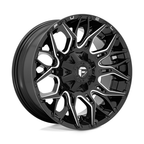 Fuel 1PC D769 Twitch 20x10 Glossy Black Milled Wheel with -18mm Offset and 8x165.1 Bolt Pattern