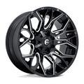 Fuel 1PC D769 Twitch 22x10 Black Glossy Milled Wheel with -18mm Offset
