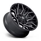 Fuel 1PC D769 Twitch 22x10 Black Glossy Milled Wheel with 8x180 Bolt Pattern and -18mm Offset