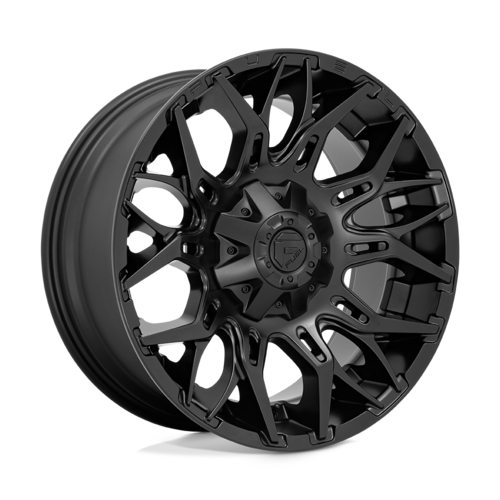 Fuel 1PC D772 Twitch 20x10 Blackout Wheel with -18mm Offset for 5x114.3/5x127 Bolt Pattern