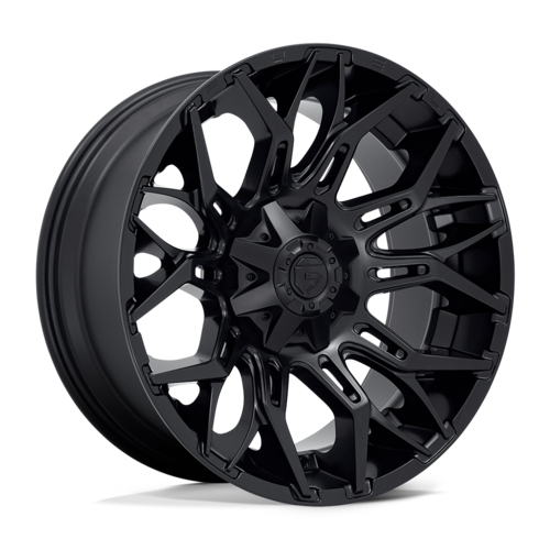 Fuel 1PC D772 Twitch 22x10 Blackout Wheel with -18mm Offset and 8x180 Bolt Pattern
